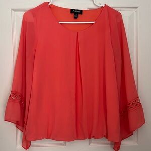 A. Byer coral pink top, size medium!